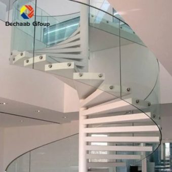 Aluminum/Iron Customized Double Glass Balustrade Railings Stainless Steel Handrail Balcony Usefactory High Quality Railing