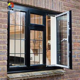 China Foshan Manufacturer Aluminum Glass Casement Windows