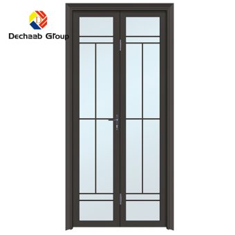 2022 Hot Sell Aluminum Africa Project Exterior Glass Bi Folding Door