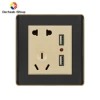 250V Rated Voltage Plastic USB Socket with Standard Package Packed