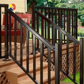 Outdoor Exterior Aluminium/Stainless Steel/Glass Customized Balcony Railing