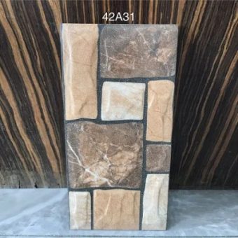 Mold Surface Matte Stripe Stone Ceramic Wall Outdoor Tile 20*40